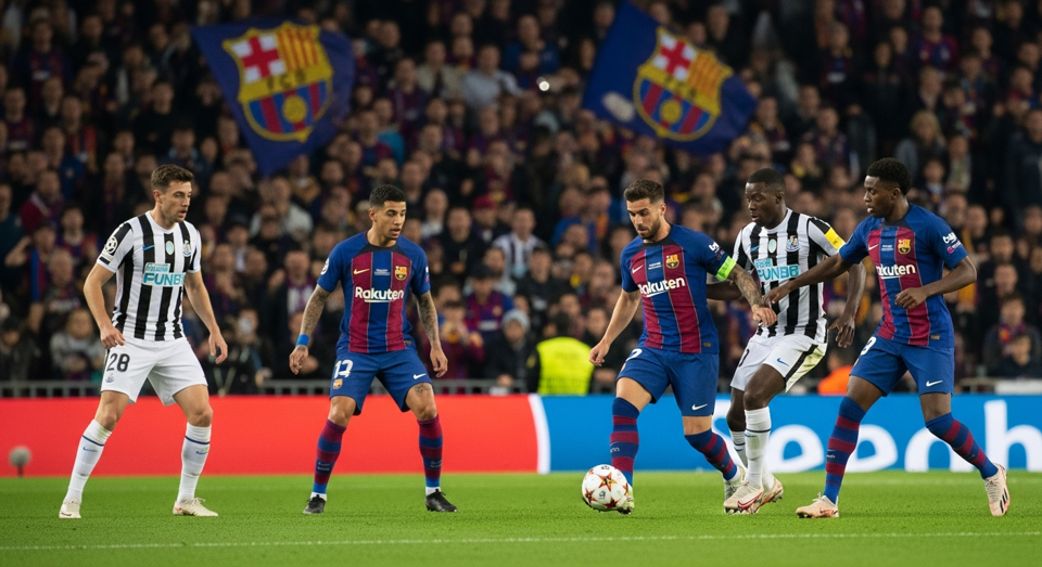 Barcelona x Newcastle United