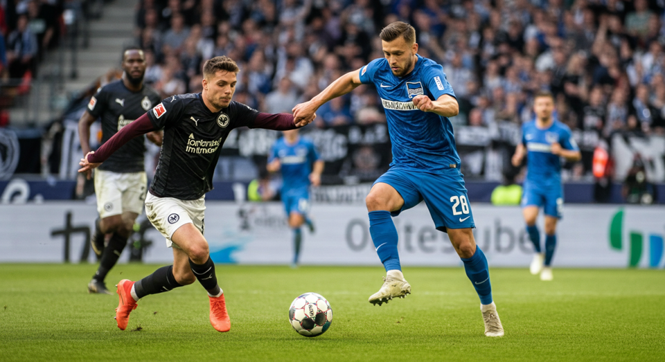 Hertha BSC Berlin contre Eintracht Brunswick