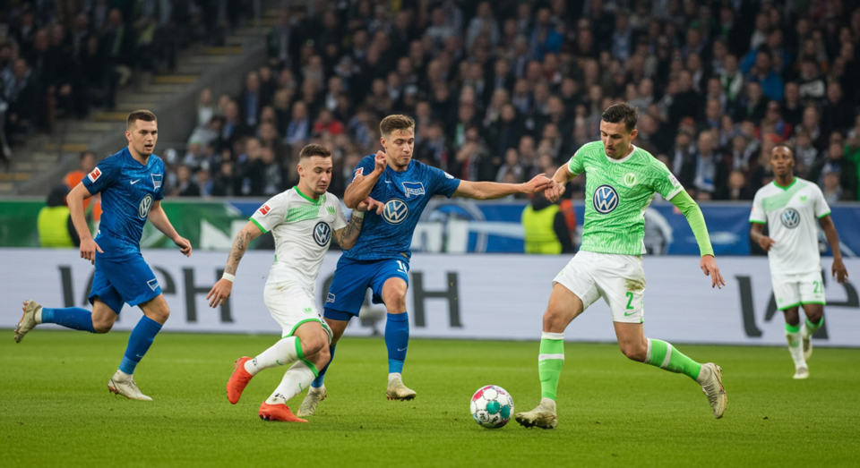 Hertha BSC Berlin contre VfL Wolfsbourg